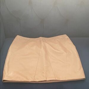 Bardot Beige Mini Skirt